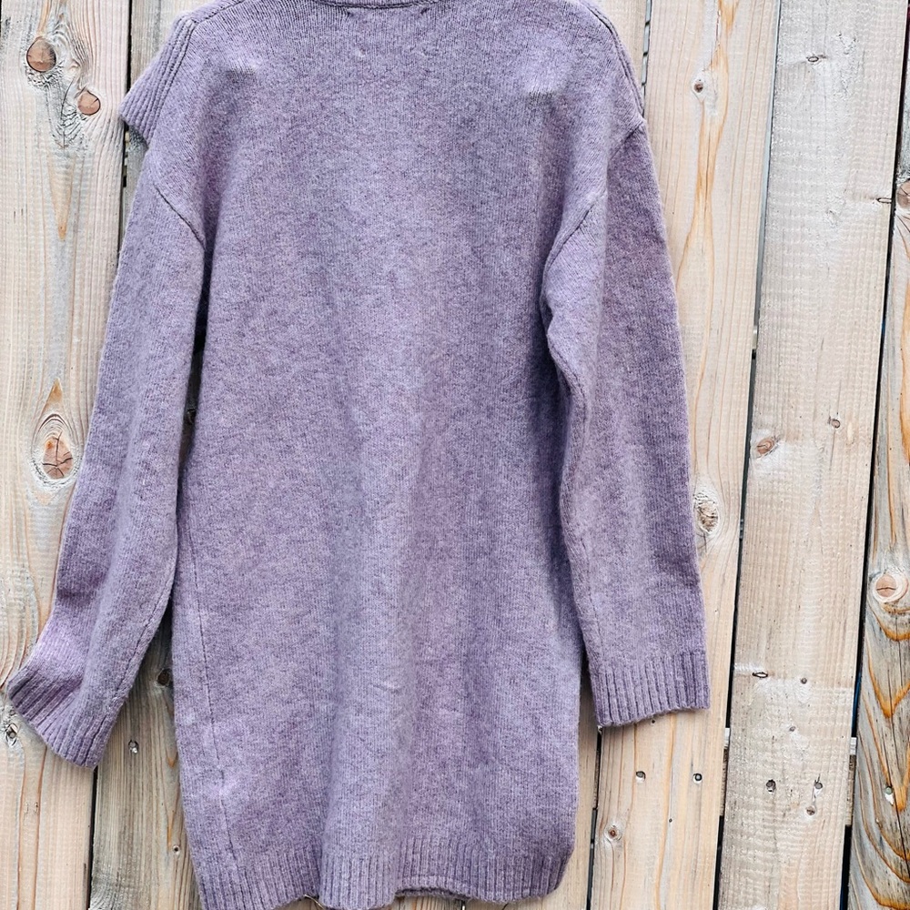 Zara Kids Ruffle Knit  Sweater Dress For Girls - Picture 8 of 10